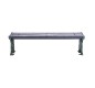 Lot de 3 banquettes urbaine en plastique recyclé 1.80 m