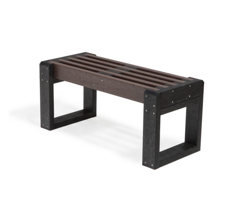 Lot de 3 bancs modulable en plastique recyclé 1.00 m