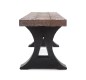 Lot de 3 banquettes moulé en plastique recyclé 1.80 m