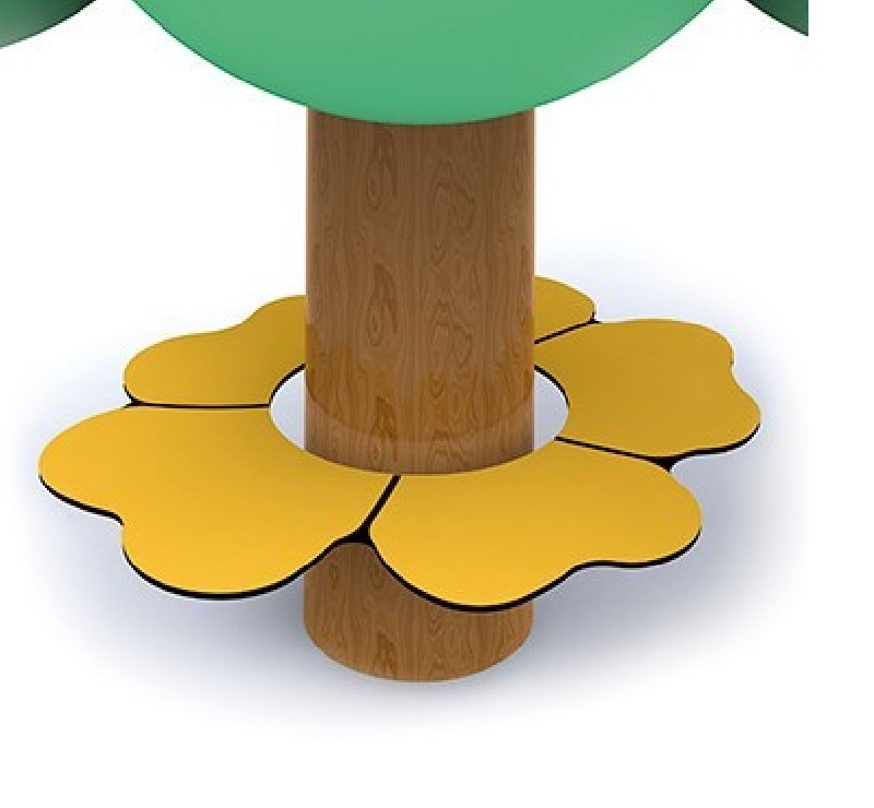 Banc Arbre pour Enfants - L'assise ludique et colorée