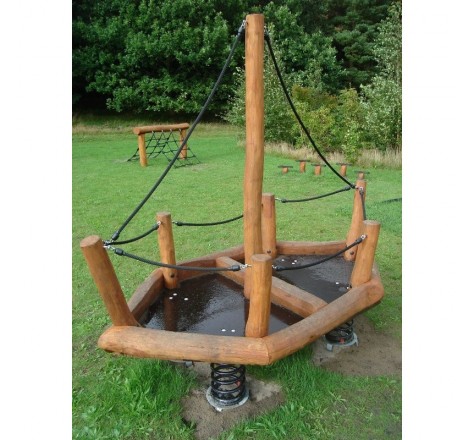Balancier Nautique en bois de robinier