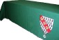Tapis de table Vert avec coupe franche