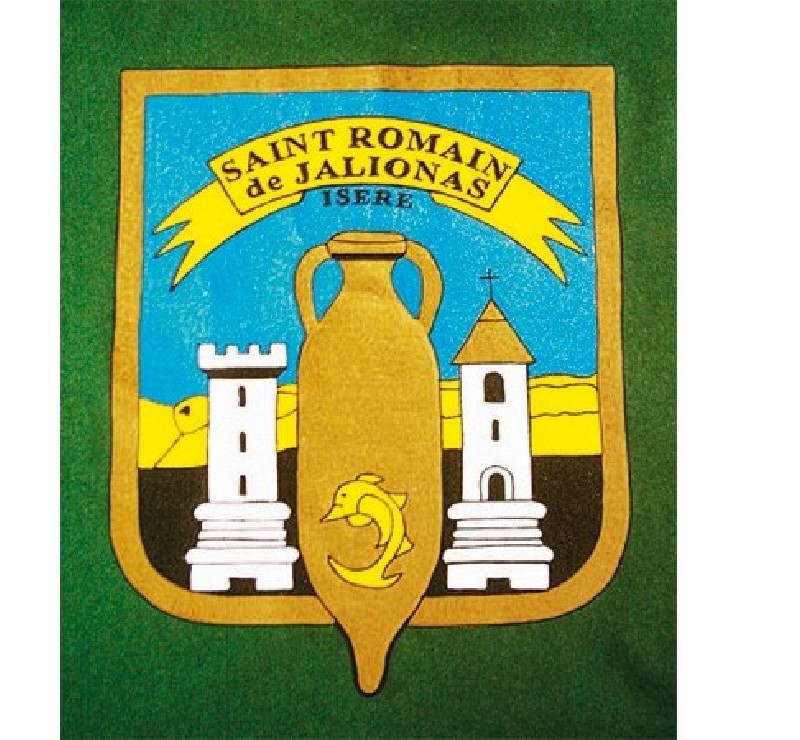 Tapis de table Grenat avec galon