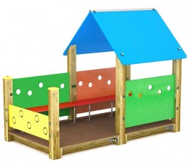 La Maisonnette Conviviale en bois