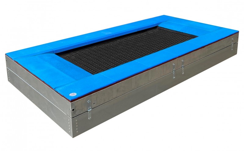 Trampoline adapté pour fauteuil roulant