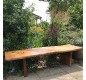 Banc de Jardin Rustique en Chêne 1,50 m