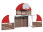 Frontale pour Terrain Multisports Eco-composite