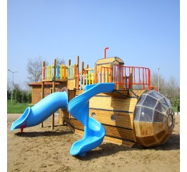 Sous-marin aire de jeu pour enfants