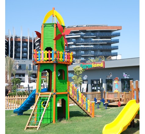 Le moulin à vent aire de jeu pour enfants