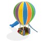 Aire de jeu montgolfière pour enfants