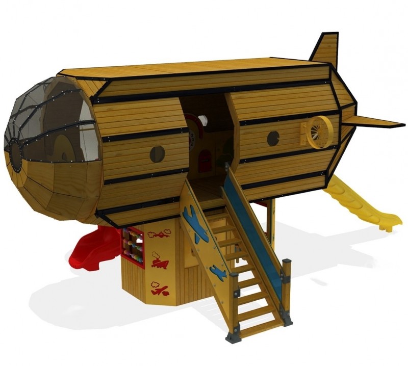 Dirigeable aire de Jeux extérieurs