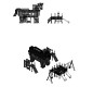 Cheval de Troie aire de jeux pour enfants