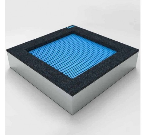 Trampoline carré intégré au sol modèle 1,50 mètre