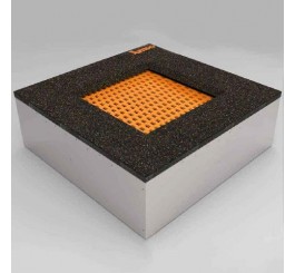 Trampoline carré intégré au sol modèle 0,80 mètre