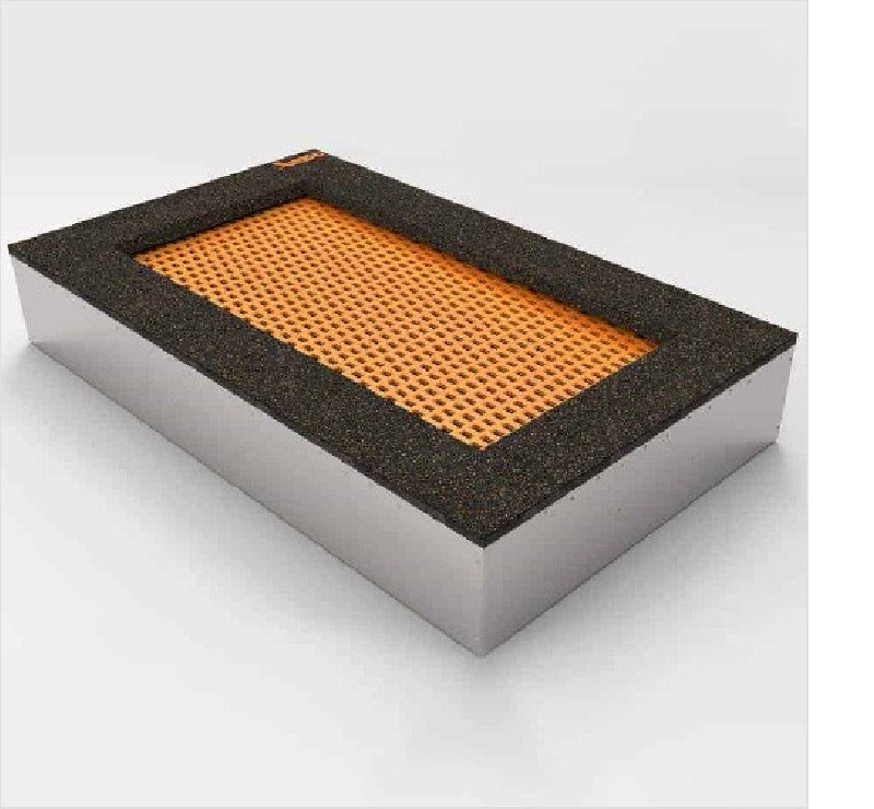 Trampoline intégré au sol grand modèle 2,10 mètres