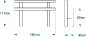 Banc plastique recyclé