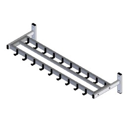 Porte-manteaux double