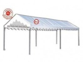 Barnum, tente de réception plein air 3x8 - 24m² - complète