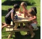 Table pique-nique d'Emma en robinier