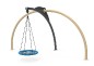 Balançoire nid d'oiseau mouvement oscillant