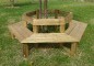 Banc tour d'arbre