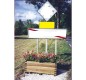 Lot de 10 jardinières en bois : 100 x 100 x H 78 cm