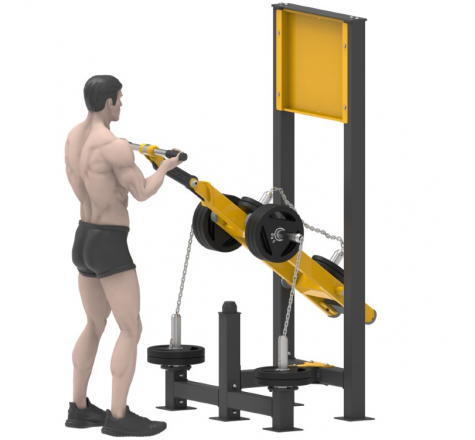 Machine de musculation de plein air pour biceps