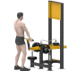 Machine de musculation de plein air pour biceps