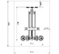 Machine de musculation de plein air pour triceps