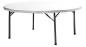 table professionnelle ronde diamètre 182 cm