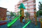 Cabane sapin aire de jeux pour parc public