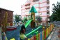 Cabane sapin aire de jeux pour parc public