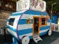 Caravane structure de jeu extérieur pour enfants 