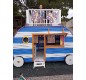Caravane structure de jeu extérieur pour enfants 
