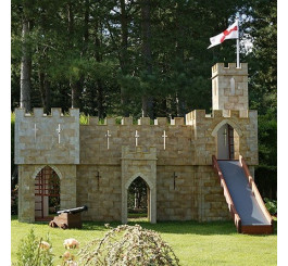 Aires de jeux château fort, Jeux extérieurs château fort sur-mesure