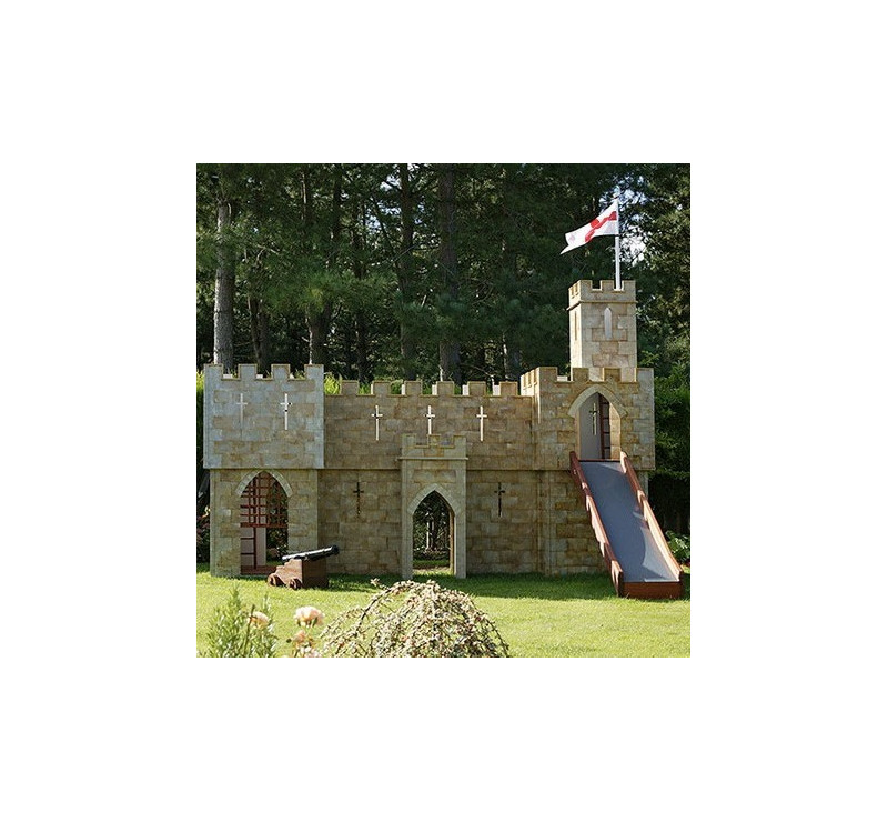 Aires de jeux château fort, Jeux extérieurs château fort sur-mesure