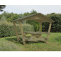 Table pique-nique pour jardin public, Table pique-nique collectivité, Table pique nique avec toit