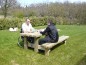 Table pique-nique bois rustique PMR