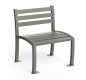 Chaise urbaine en acier galvanisé | Finition thermolaquée