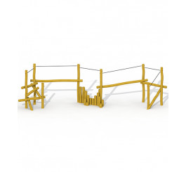 Passerelle d’Escalade et d’Équilibre pour Enfants | Aire de jeux