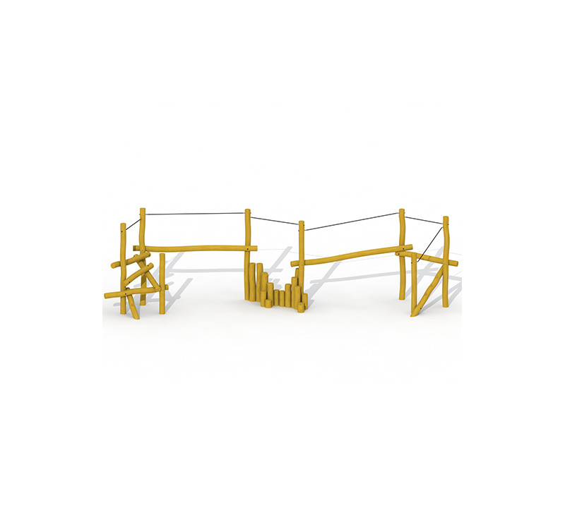 Passerelle d’Escalade et d’Équilibre pour Enfants | Aire de jeux