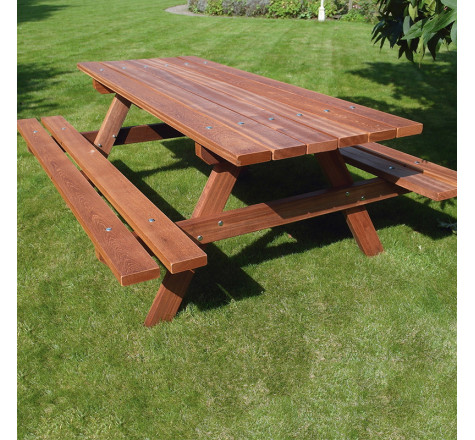 Table pique nique en bois tropical