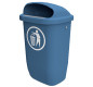 Poubelle extérieure murale collectivité, Mobilier urbain en plastique