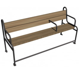 Banquette en compact, banquette ultra-résistante