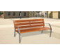 Banc public avec accoudoirs