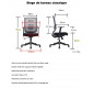 Fauteuil classique, élégant et confortable, assise ergonomique