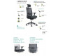 Fauteuil de Direction Ergonomique – Confort et Design pour Bureaux