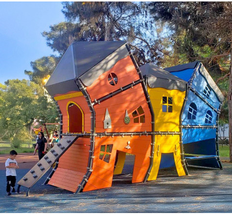 Maison Hantée aire de jeux pour enfants, Jeu extérieur maison hantée