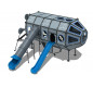 Dirigeable aire de Jeux extérieurs, Dirigeable jeu pour enfants, Dirigeable aire de jeu