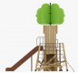 Arbre cabane aire de jeux pour parc public, arbre cabane pour aire de jeu